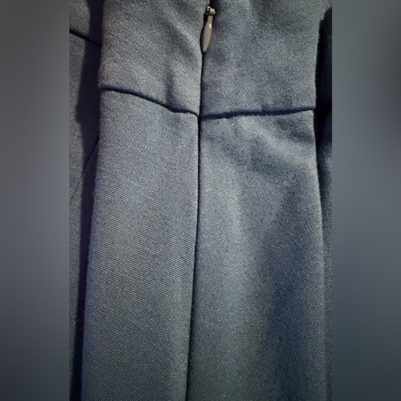 Eloquii Navy Blue Pleated A-Line Skirt - Picture 2 of 5